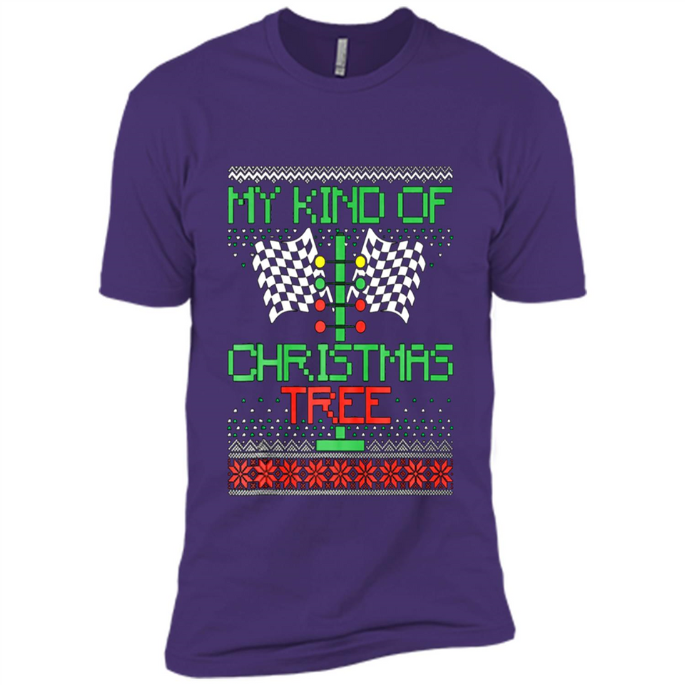 Funny Drag Racing Ugly Christmas Holiday Tree PING PONG