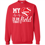 Washington State Cougars Football My Heart is on that Field - Sweatshirt