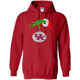 Amazing shirt Kentucky Wildcats Glitter Grinch Monogram Ornament Christmas Gift - Hoodie