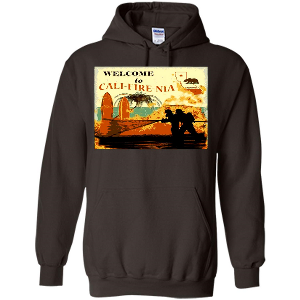 Paradise California Camp Fire Youth T-Shirt PINGPONG - Hoodie