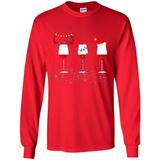 Christmas Red Wine Funny Merry Xmas Sweatshirt - Long Sleeve T-Shirt