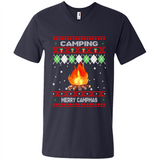 Merry Campmas Ugly Christmas - Men's V-Neck