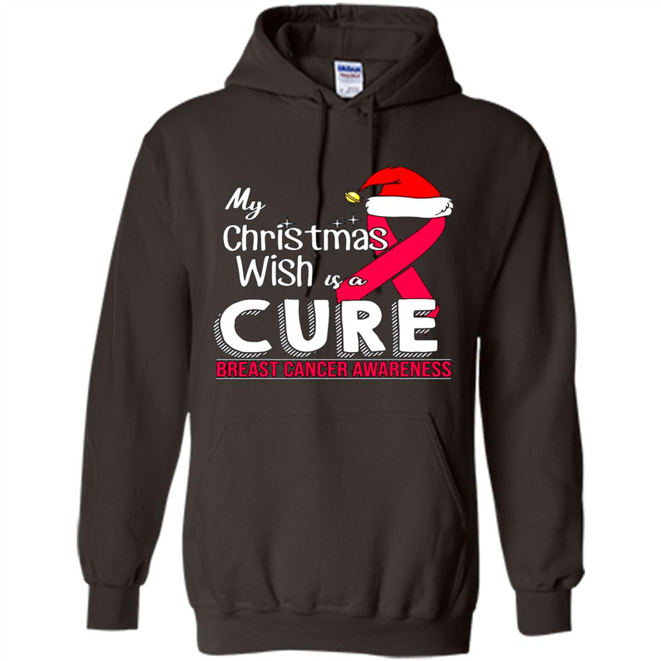 My Christmas Wish Is A Cure Breast Cancer Awareness sweater PINGPONG