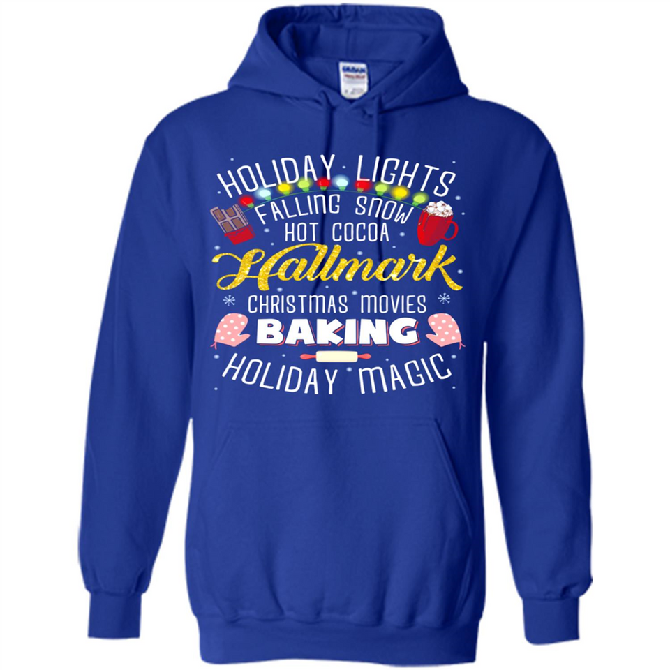 Holiday Lights Falling Snow Hot Cocoa Hallmark Christmas movie