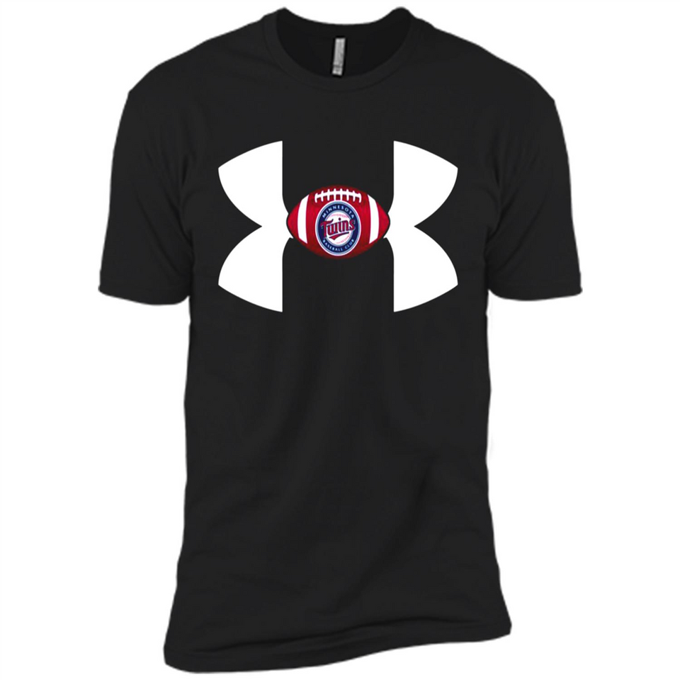 Minnesota Twins Under Armour Logo - Premium Short Sleeve T-Shirt