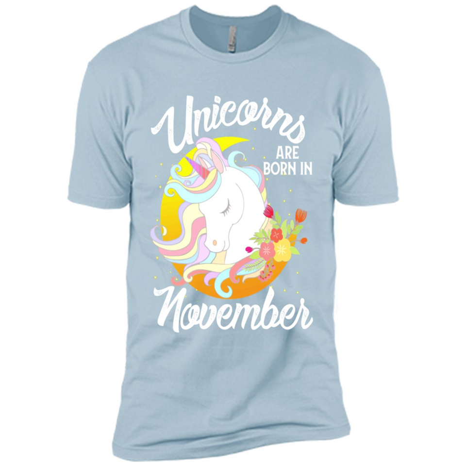 Unicorns Are Born In November Magical Rainbow