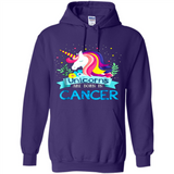 Unicorns are born in Cancer Birthday Rainbow Gift Custom Ultra Cotton