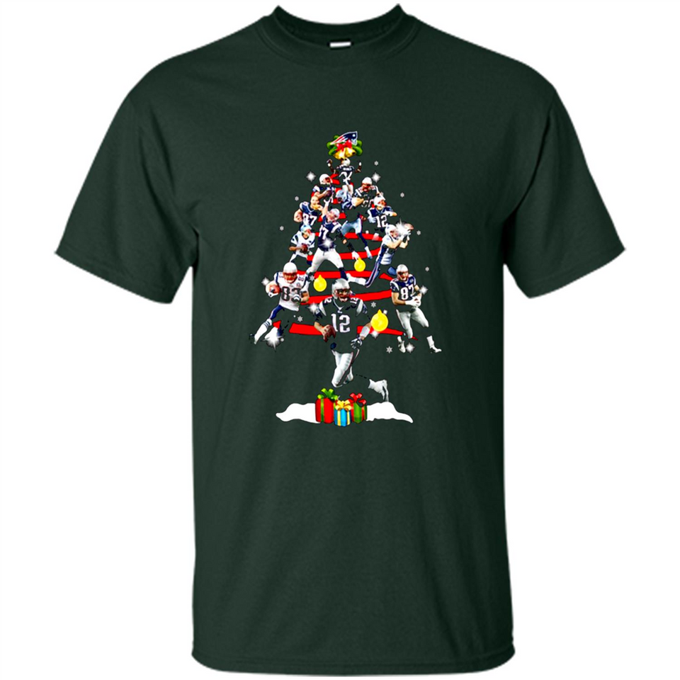 NEW ENGLAND PATRIOTS PLAYERS CHRISTMAS TREE PINGPONG