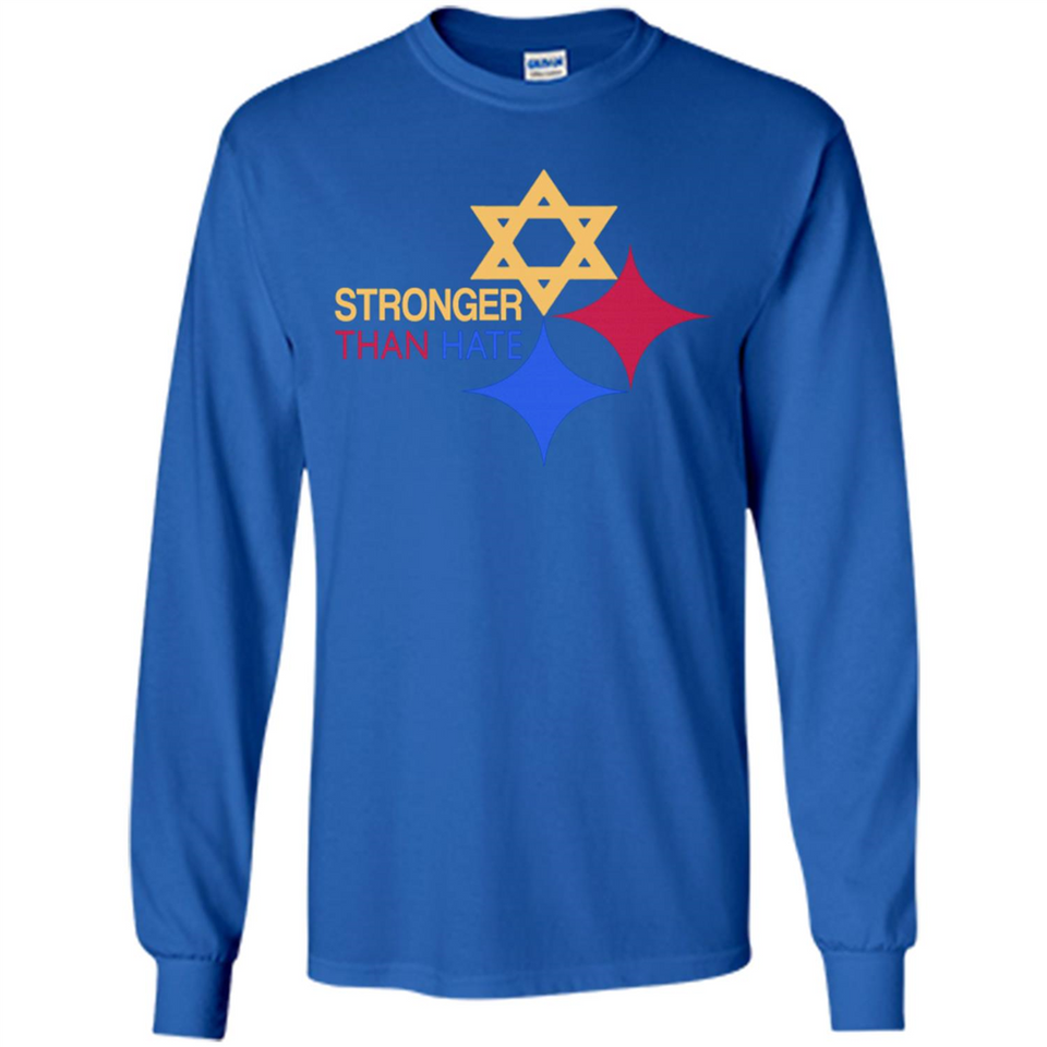 Pittsburgh Stronger Than Hate - Long Sleeve T-Shirt