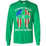 Dallas Stars - stand for the flag kneel for the cross