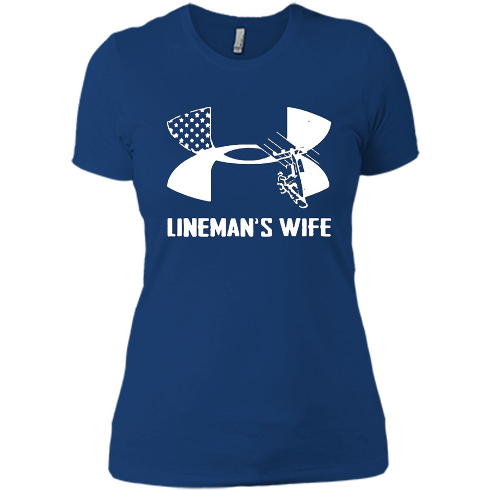 Lineman Wife Under Armour - Ladies' Boyfriend T-Shirt
