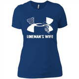 Lineman Wife Under Armour - Ladies' Boyfriend T-Shirt