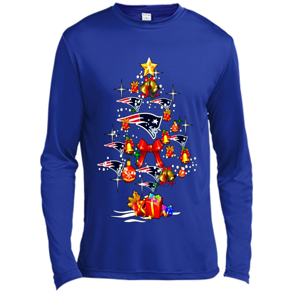 New England Patriots Christmas Tree sweater PINGPONG
