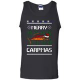 Santa Claus Carpmas Merry Carpmas Christmas Sweater PINGPONG - Tank Top