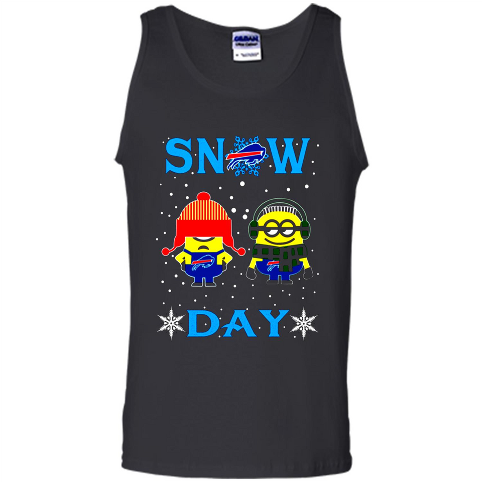 Snow Day Shirt For Buffalo Bills Vs Minion Fans pingpong