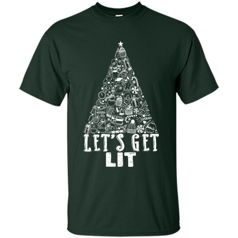 Let's Get Lit - Funny Christmas Tree