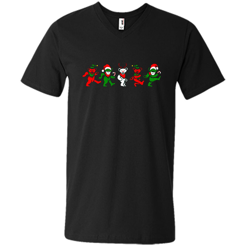 Dancing Bears Dance Christmas For Xmas Sweatshirt - Men's V-Neck