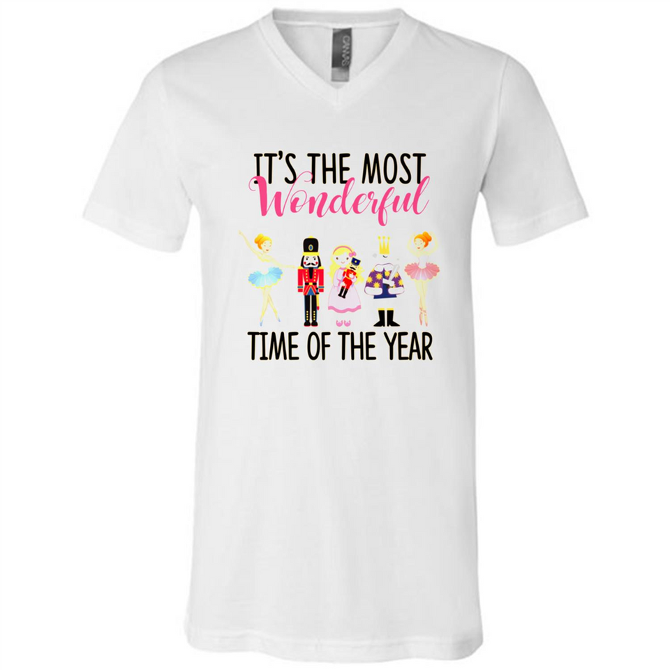 It's The Most Wonderful Time Of The Year - Canvas Unisex V-Neck