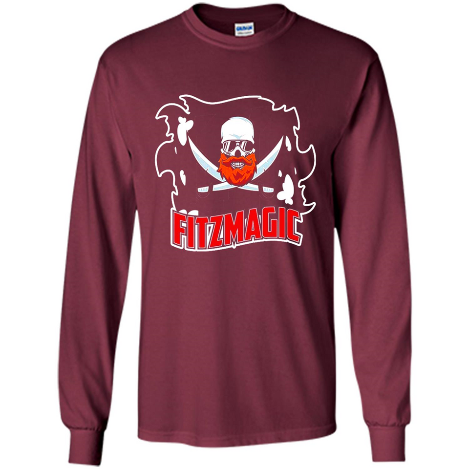 Order Fitzmagic T-Shirt Ryan Fitzpatrick Beard Skull Football Tampa Florida PINGPONG