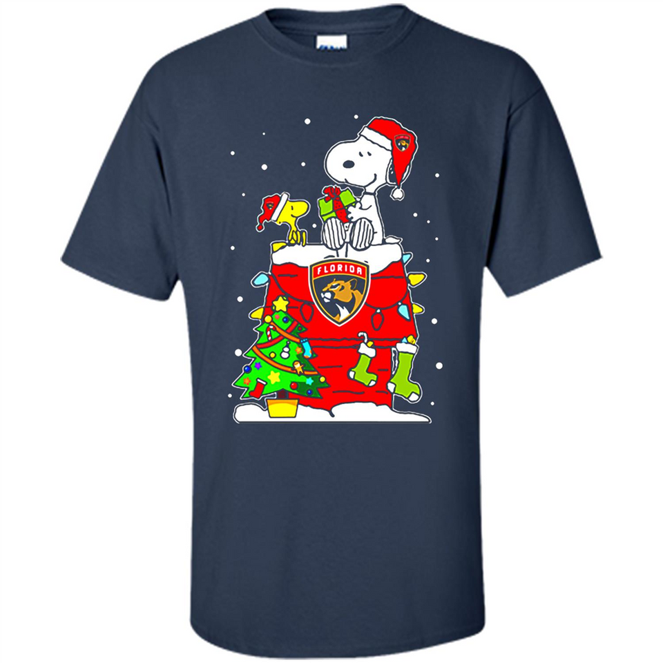 Florida Panthers Snoopy Ugly Christmas Sweaters - Shirt