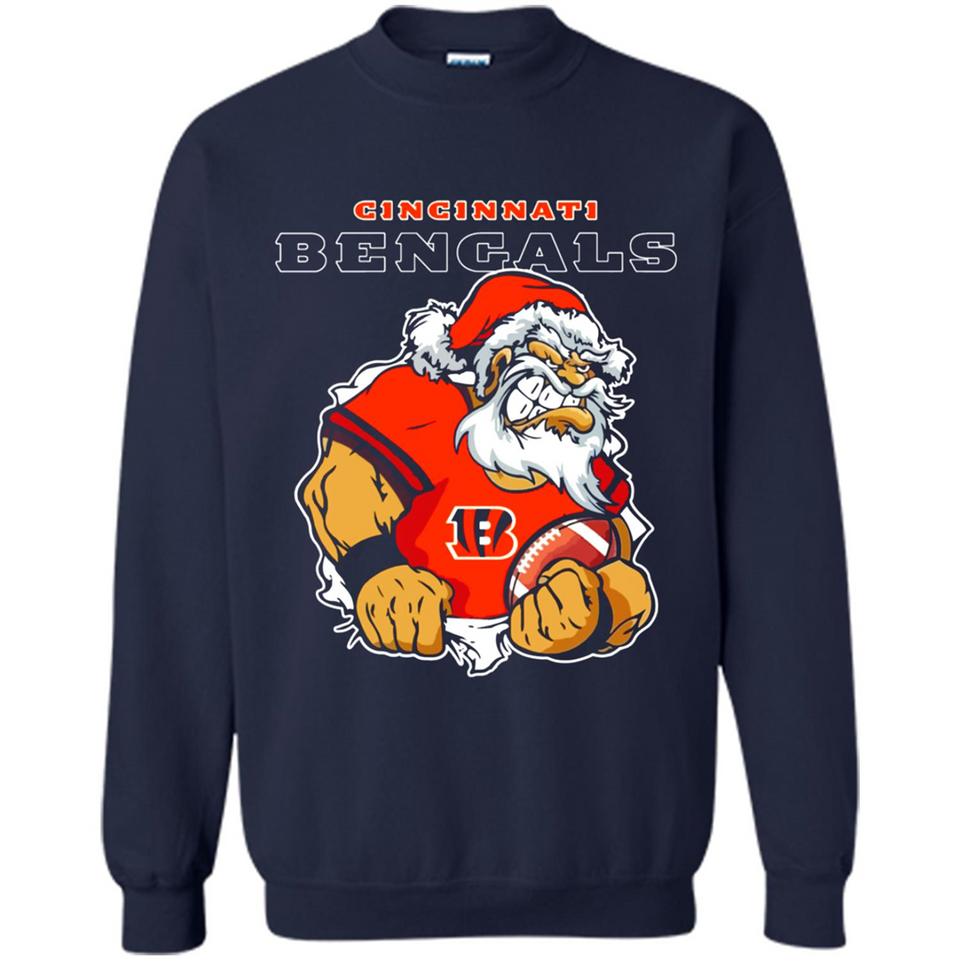Grumpy Santa Claus Cincinnati Bengals Football Team PINGPONG