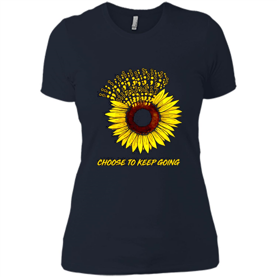 Semicolon Sunflower choose to keep going PINGPONG