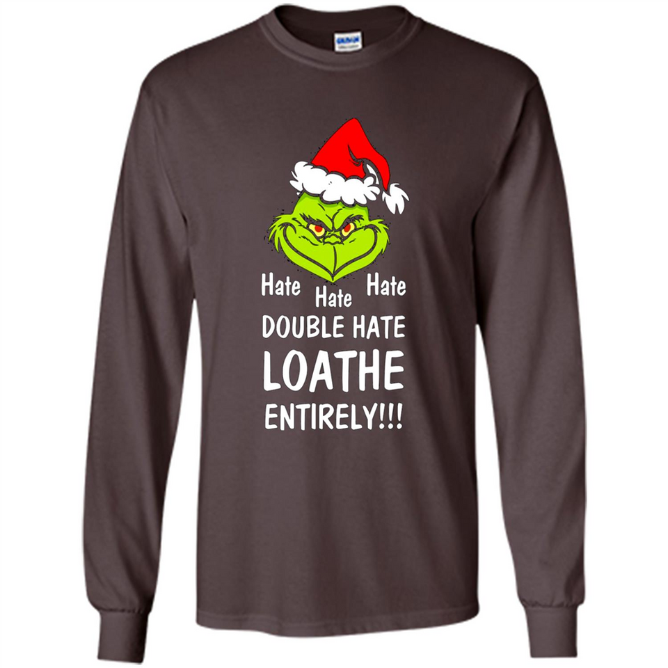 Mr Grinch hate hate hate double hate loathe entirely sweater PINGPONG