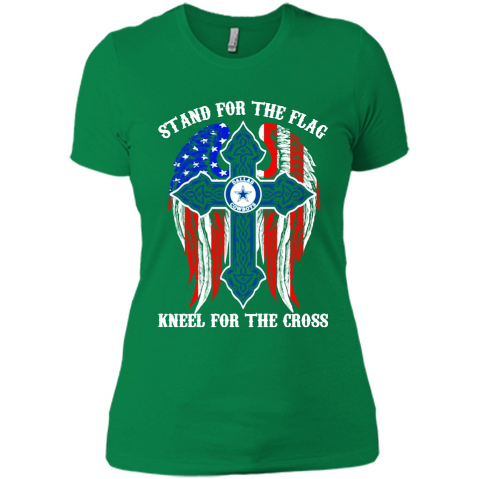 Dallas Cowboys - stand for the flag kneel for the cross