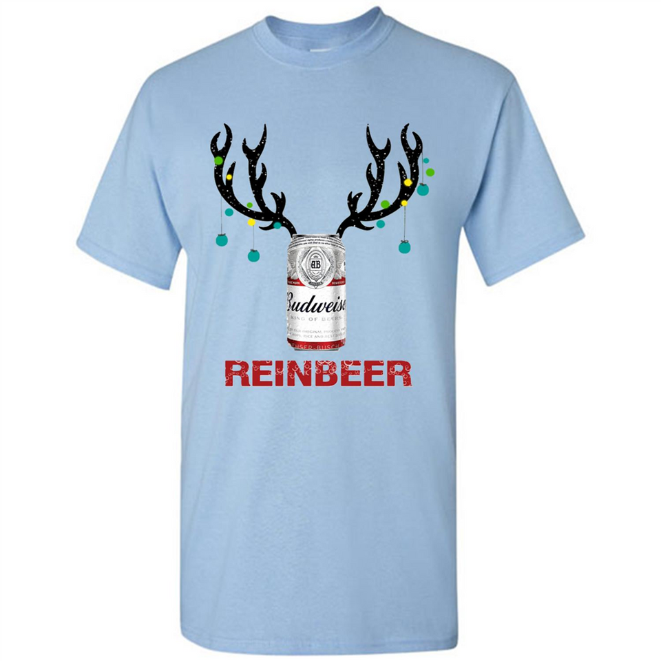 Budweiser Reinbeer Funny Beer Reindeer Christmas Sweatshirt - Shirt