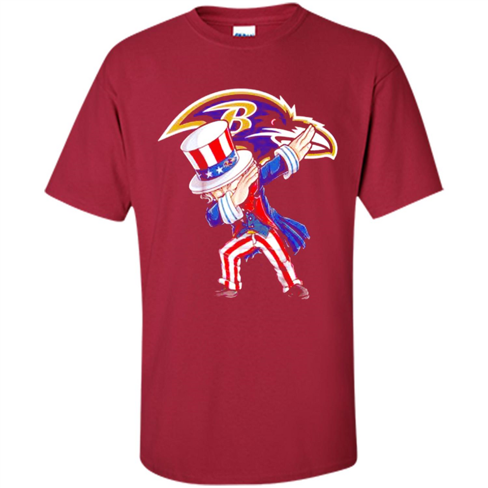 NFL BALTIMORE RAVENS UNCLE SAM DABBING INDEPENDENCE DAY