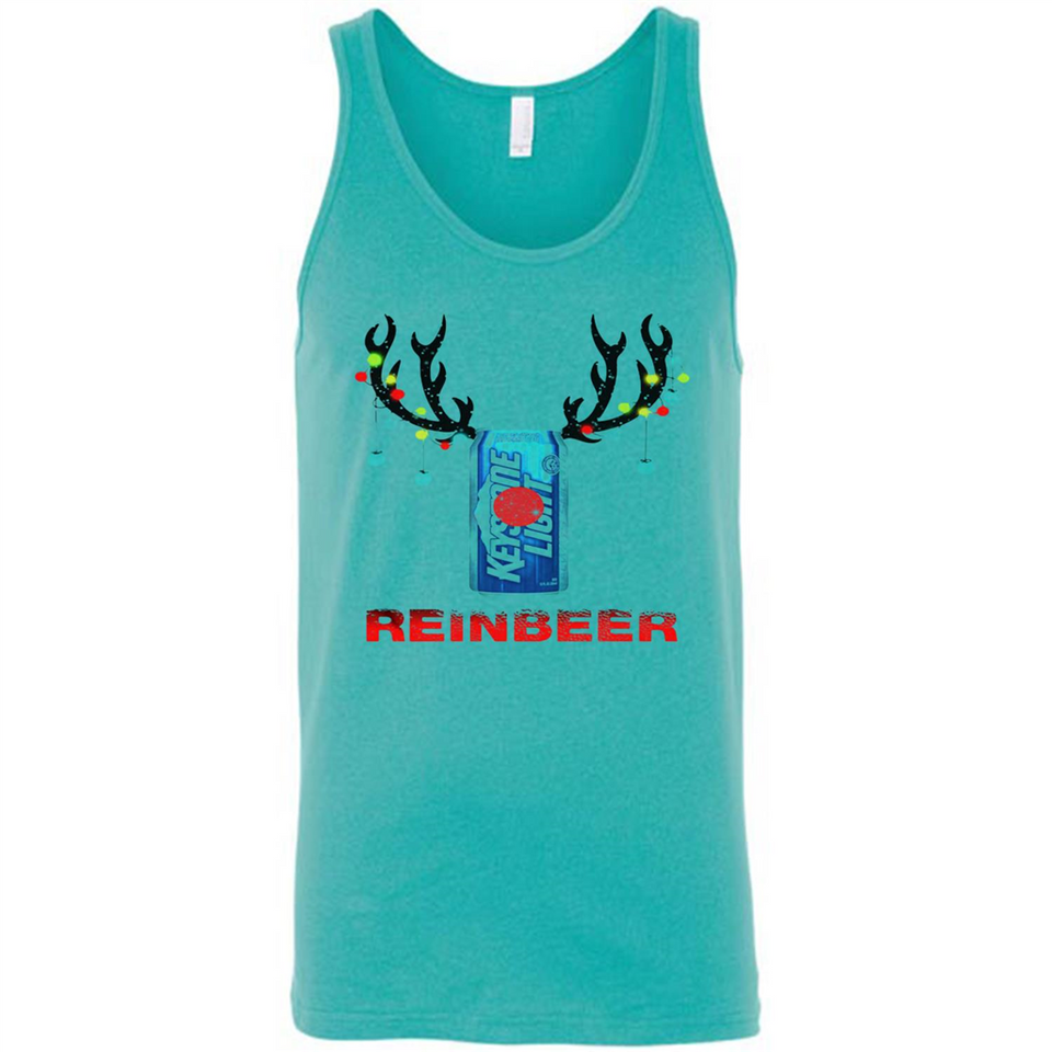 Keystone Light reinbeer Christmas - Canvas Unisex Tank