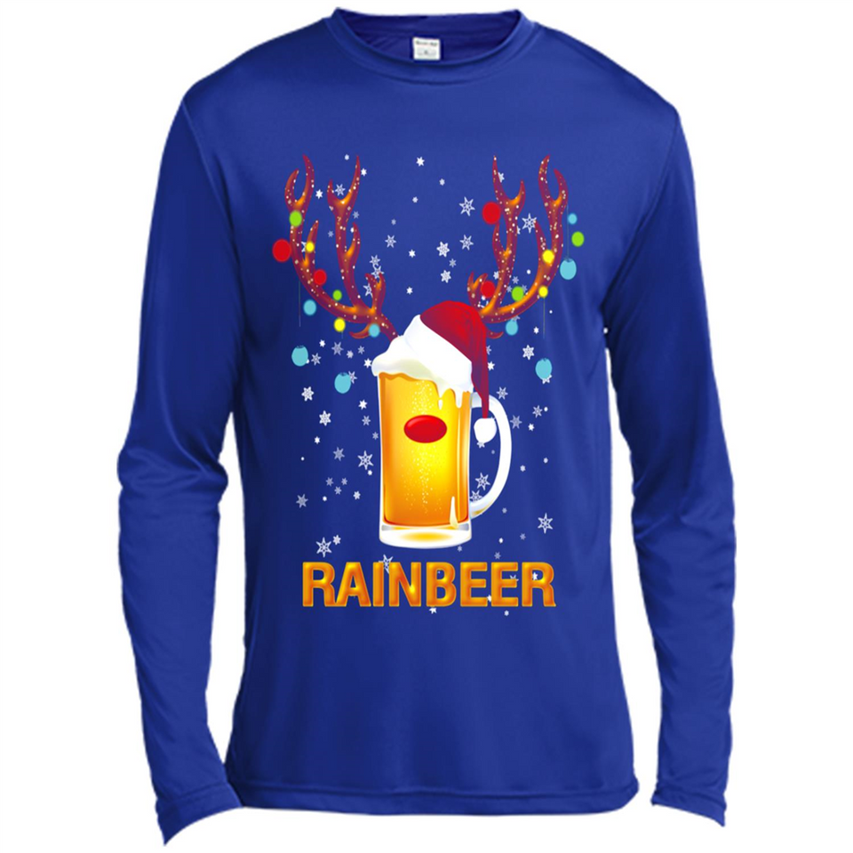 Rainbeer Funny Reindeer Beer Lover