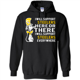 Shirt For Dr Seuss Cat And Pittsburgh Steelers Fans - Hoodie
