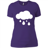 Rain Graphic Funny Black mugs PINGPONG - Ladies' Boyfriend T-Shirt