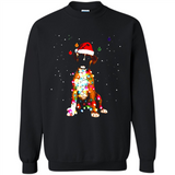 Christmas Lights Boxer Dog Funny Xmas Sweatshirt - Sweatshirt