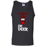 Oh Deer Christmas Reindeer Black mugs PINGPONG - Tank Top