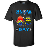 Snow Day Shirt For Dallas Mavericks Vs Minion Fans pingpong