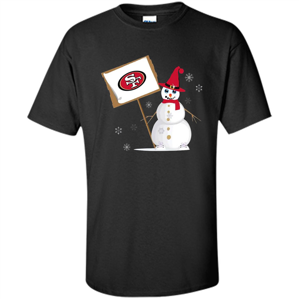 San Francisco 49ers Snowman Funny