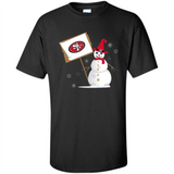 San Francisco 49ers Snowman Funny