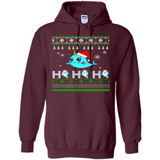 Narwhal christmas sweatshirt hoodie long PINGPONG - Hoodie