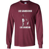 Chicago White Sox GrandFather Like GrandSon - Long Sleeve T-Shirt