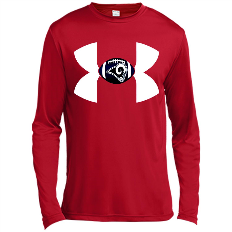 Los Angeles Rams Under Armour Logo - Canvas Long Sleeve T-Shirt