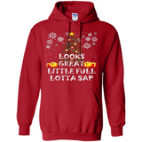 Looks Great Little Full Lotta Sap Funny Christmas Tree Mug PINGPONG - Hoodie