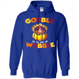 Gobble Til You Wobble Funny Thanksgiving Day Turkey