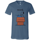 Snoopy Word - Canvas Unisex V-Neck