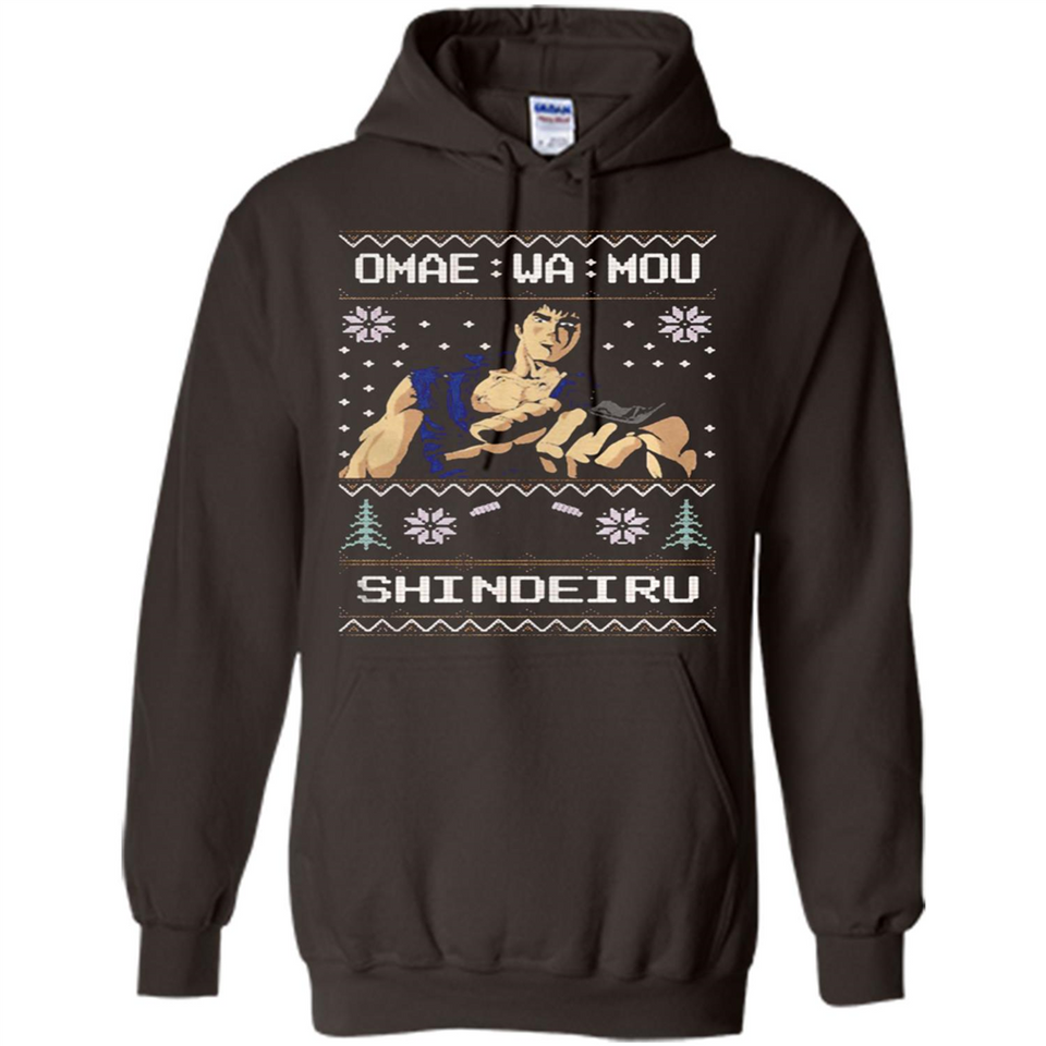 Omae Wa Mou Shindeiru Ugly Christmas Sweater - Hoodie
