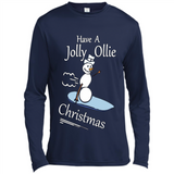 Snowman Snowboarder Tshirt Have Jolly Ollie Christmas
