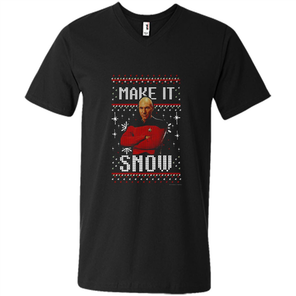 Make It Snow Jean-Luc Picard Star Trek PINGPONG