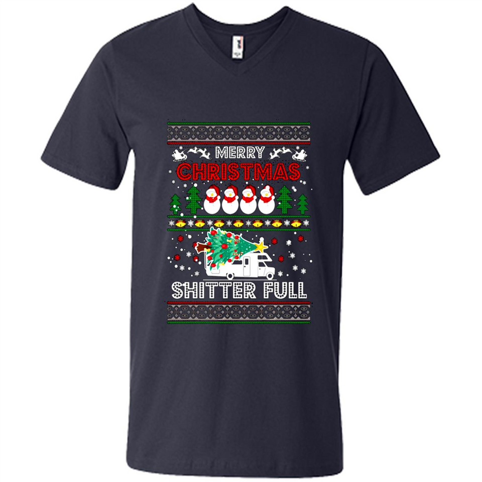Merry Christmas Shitter Full Christmas Tree Snowman PING PONG