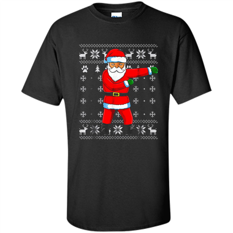 Flossing Santa Christmas Ugly Sweater Style Pajama Xmas Gift - Shirt